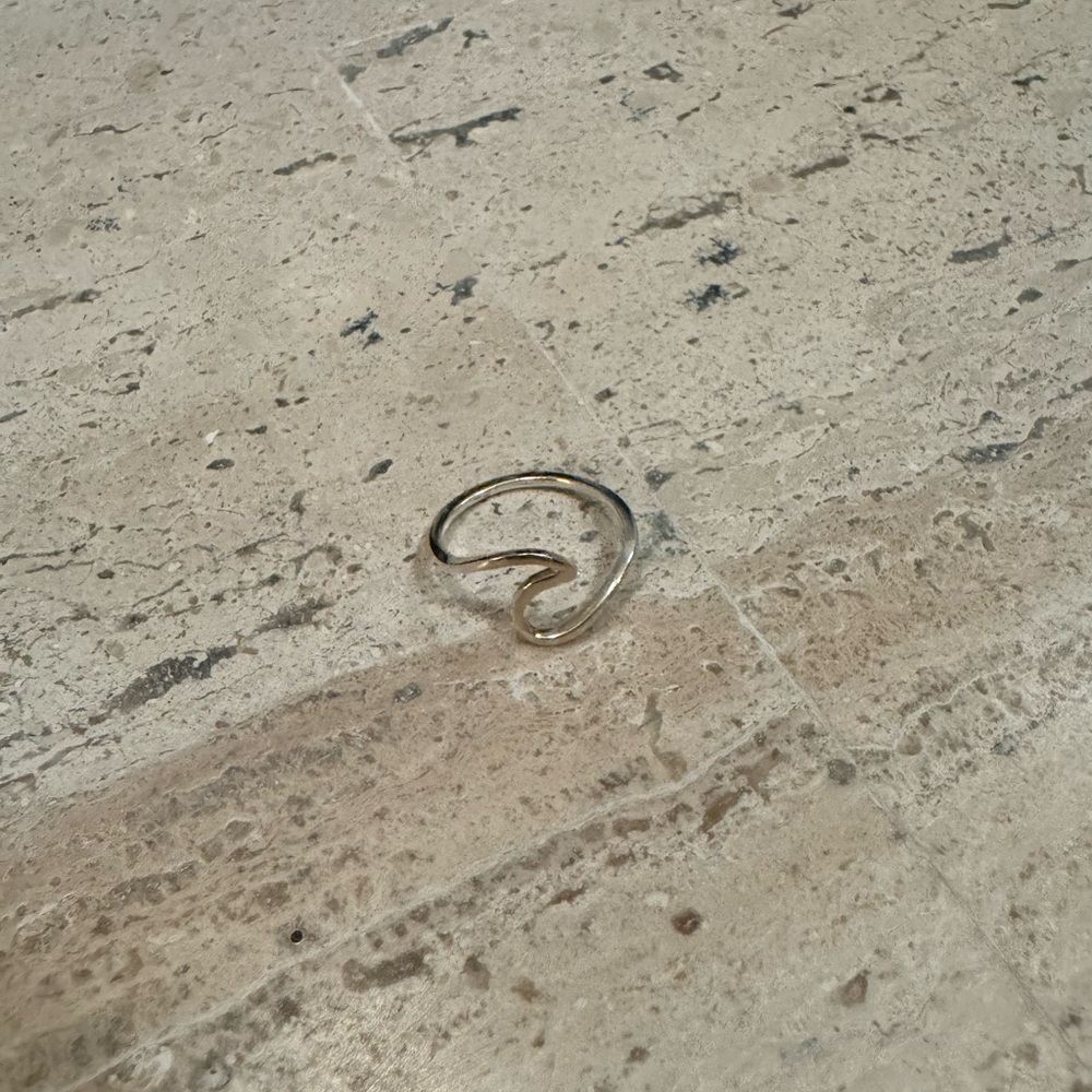 Pura Vida Sterling Silver Wave Ring